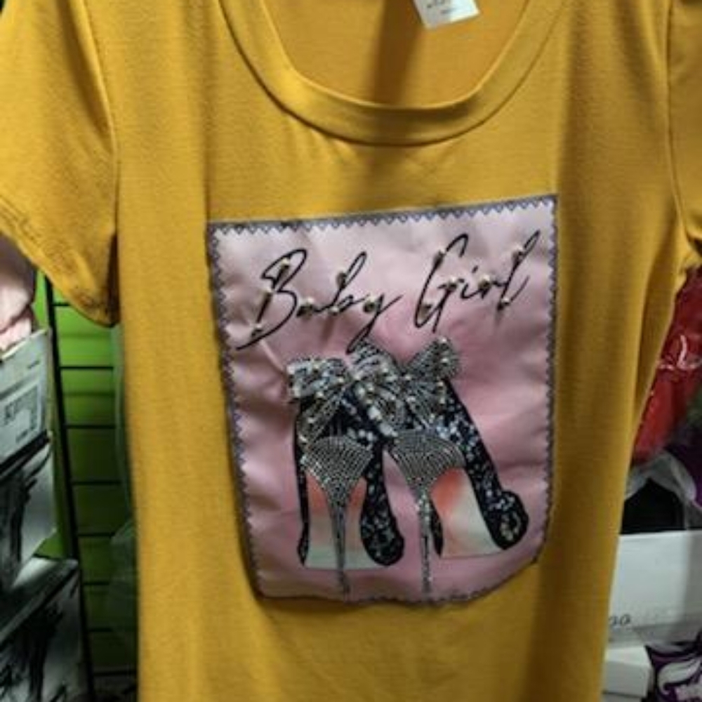 Cute gold shirt